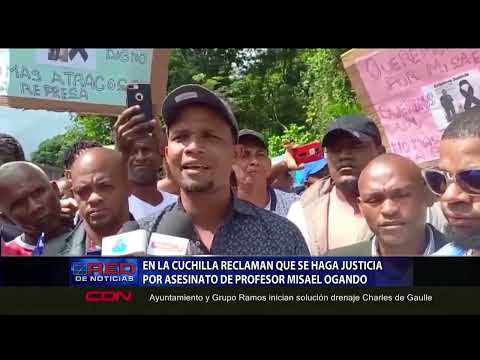 En la Cuchilla reclaman que se haga justicia por el asesinato del profesor Misael Ogando