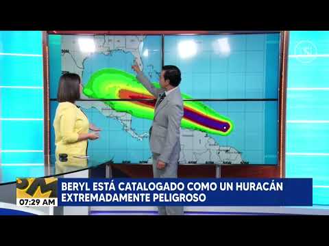 Huracán Beryl histórico fenómeno