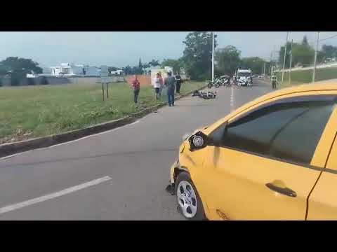 Accidente de tránsito en la vía a Boconó de Villa del Rosario.Reporta: Victor Peñaranda