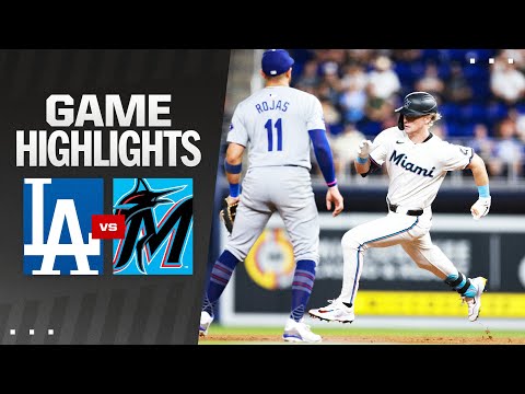 Dodgers vs. Marlins Game Highlights (9/17/24) | MLB Highlights