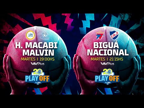 Play Off - H. Macabi vs Malvin - Bigua vs Nacional