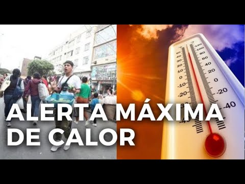 ALERTA MÁXIMA DE CALOR: comerciantes bajo la radiación solar