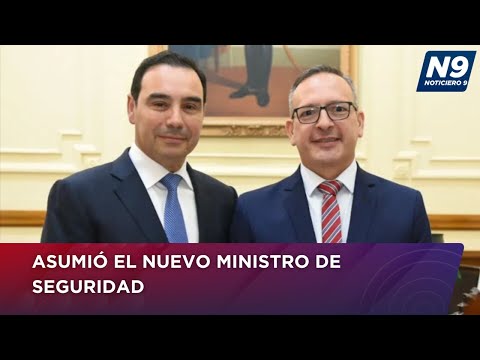 ASUMIÓ EL NUEVO MINISTRO DE SEGURIDAD - NOTICIERO 9