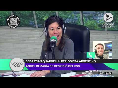 Sebastián Quadrelli, relator del PSG: La despedida de Ángel Di María | #DeAcáEnMás