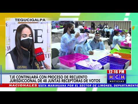 TJE realiza Recuento Jurisdiccional en 46 “mesas electorales” de San Luis, Santa Bárbara