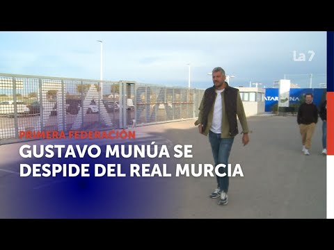 Gustavo Munúa se despide del Real Murcia | La 7