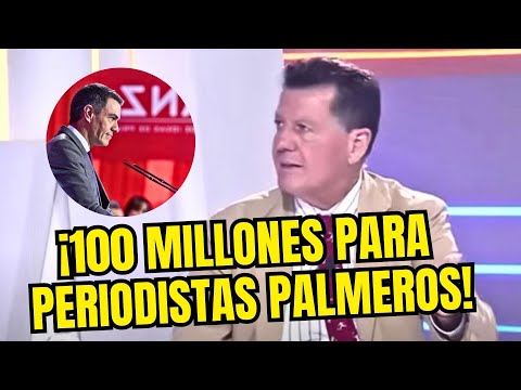 ALFONSO ROJO: El caradura de Sánchez anuncia 100 millones para sumisos y canal de TV para El País