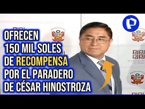 Mininter ofrece 150 mil soles por información sobre el exjuez César Hinostroza