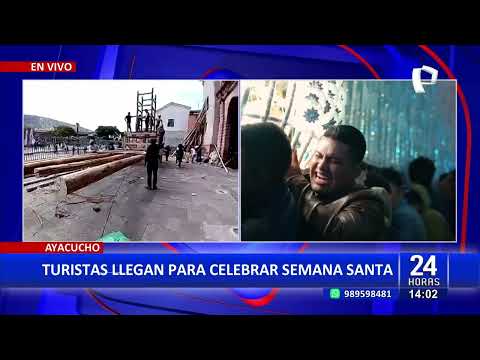 24 HORAS | VIVO: Así se vive la celebración de Semana Santa en Ayacucho