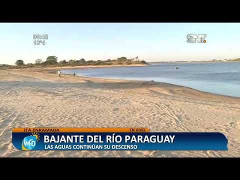 Bajante del Río Paraguay afecta al comercio fluvial