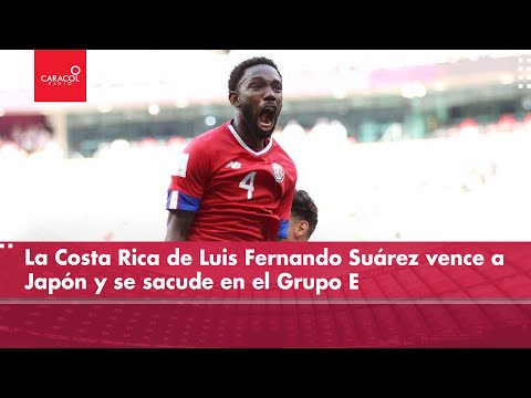 La Costa Rica de Suárez vence a Japón y se sacude en el Grupo E