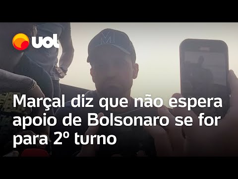 Marçal diz que não espera apoio de Bolsonaro e Tarcísio caso vá para segundo turno