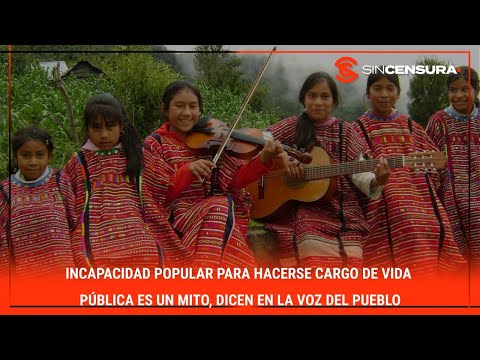 Incapacidad POPULAR para hacerse cargo de vida pública ES UN MITO, dicen en #LaVozDelPueblo