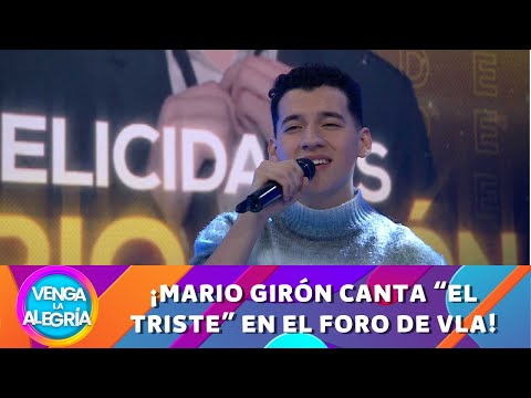 ¡Mario Girón canta 'El Triste' en VLA! | Programa 7 de octubre 2024 PARTE 2 | Venga La Alegría