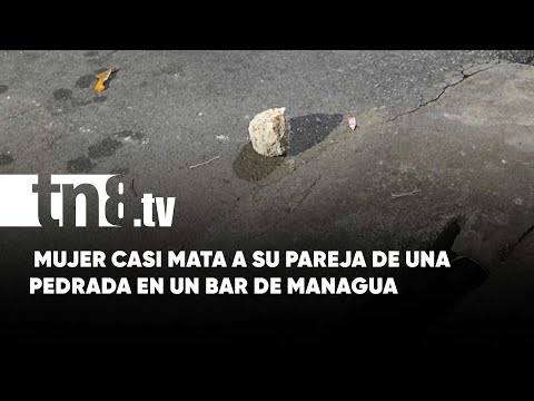 Mujer le raja la cabeza a su «marido» y huye del lugar en bar de Managua