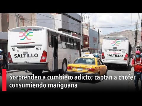 Sorprenden a cumbiero adicto; captan a chofer consumiendo mariguana