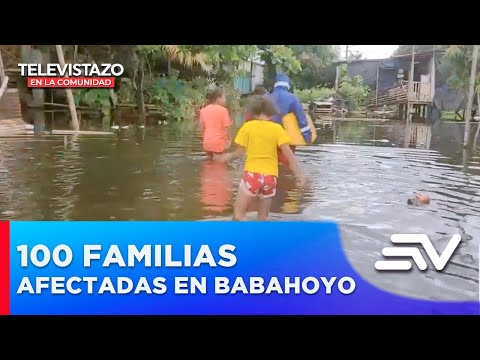 Babahoyo: 100 familias afectadas por inundación en zona periférica | Televistazo en la Comunidad
