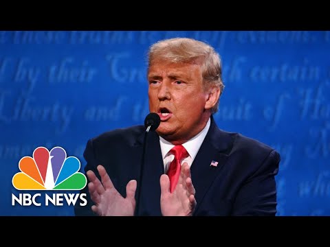 Trump Closes Debate With What He would Say To Those Who Did Not Vote For Him | NBC News