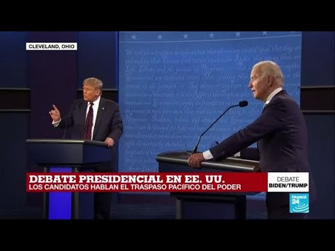 Trump y Biden se enfrentaron en su primer debate presidencial