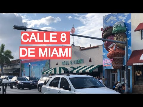 Atardecer en la Calle 8 de Miami (La Pequeña Habana)