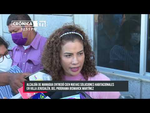 ALMA ha otorgado 900 viviendas a través del programa Bismarck Martínez - Nicaragua