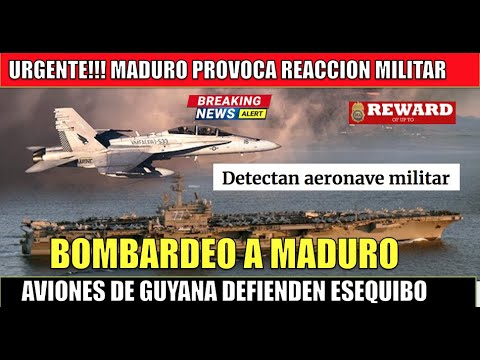 Bombardeo a MADURO Guyana advierte sobre soberania