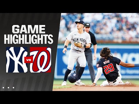 Yankees vs. Nationals Game Highlights (8/27/24) | MLB Highlights