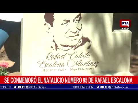 Se conmemoró el natalicio número 95 de Rafael Escalona