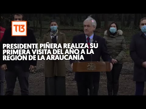 Presidente Piñera realiza su primera visita del año a la Región de La Araucanía