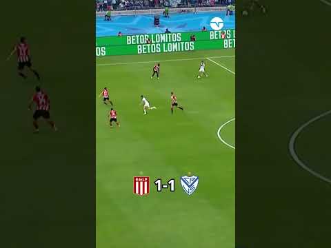 EN LA PRIMERA QUE TOCÓ EMPATÓ EL PARTIDO Alejo Sarco anotó el 1-1 de Vélez ante Estudiantes