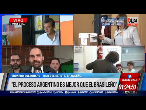 Habló el hijo de Jair Bolsonaro y expresó su apoyo a Javier Milei