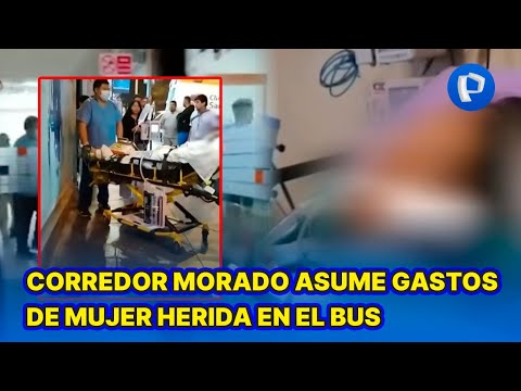 24 HORAS | ENTREVISTA:  Corredor Morado asume gastos de mujer que recibió pedrada en bus