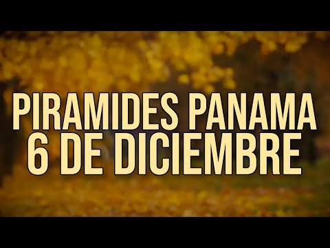 Pirámides de la suerte para el Miércoles 6 de Diciembre 2023 Lotería de Panamá