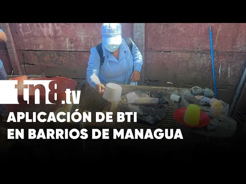 Aplican BTI en más de 900 viviendas del barrio Javier Cuadra en Managua - Nicaragua