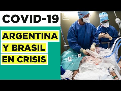 Cifras catastróficas: Los peores días de Argentina y Brasil por el coronavirus