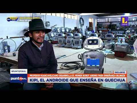 KIPI, el androide que enseña en quechua