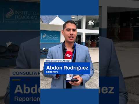 Inicio de escrutinios de actas en el CNE Guayas con Abdón Rodríguez #envivo | Consulta Popular 2024