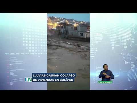 Lluvias causan colapso de viviendas en Bolívar