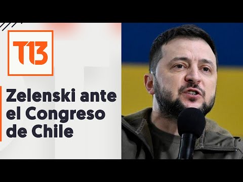 Presidente de Ucrania expone ante el Congreso chileno