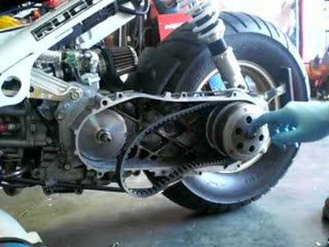 Honda ruckus variator installation #3