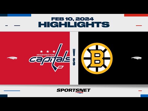 NHL Highlights | Capitals vs. Bruins - February 10, 2024