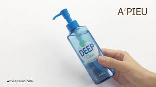 Очищающее гидрофильное масло A'PIEU Deep Clean Cleansing Oil (Видео 1)