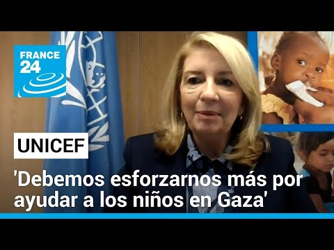 No podemos permitir que niños mueran de hambre en Gaza, afirma directora ejecutiva de Unicef