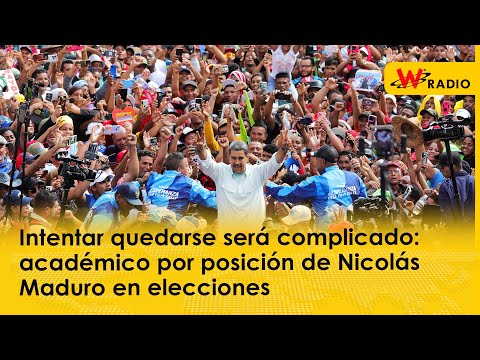 Intentar quedarse será complicado: académico por posición de Nicolás Maduro en elecciones