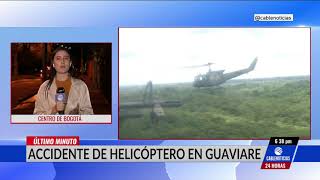 Ejército confirmó que halló sin vida a 9 uniformados en accidente de helicóptero