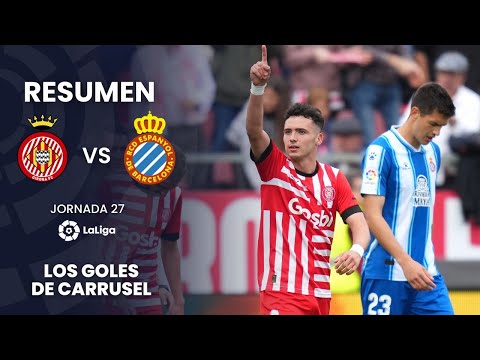 Tranquilidad Girona y peligro Espanyol | Resumen de goles del Girona 2 - 1 Espanyol