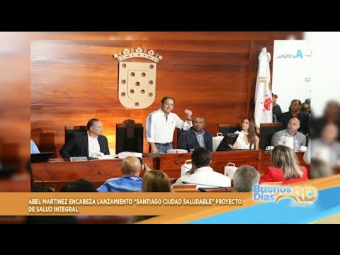 Abel Martínez encabeza lanzamiento “Santiago Ciudad Saludable”