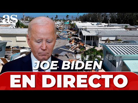 BIDEN visits FLORIDA after HURRICANE MILTON | LIVE