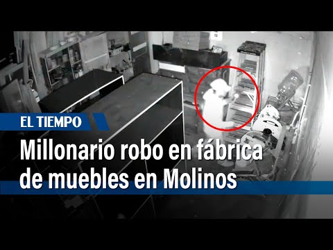 Millonario robo en fábrica de muebles en el barrio Molinos | El Tiempo