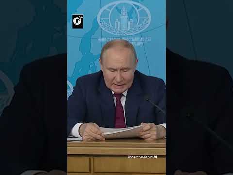Putin: La arrogancia occidental los ha colocado en una situación peligrosa